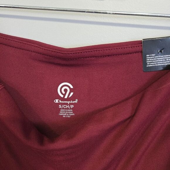 🐢 NWT  C9 Champion Women's Soft Stretch Legging With Pockets Burgundy size S - Picture 7 of 11